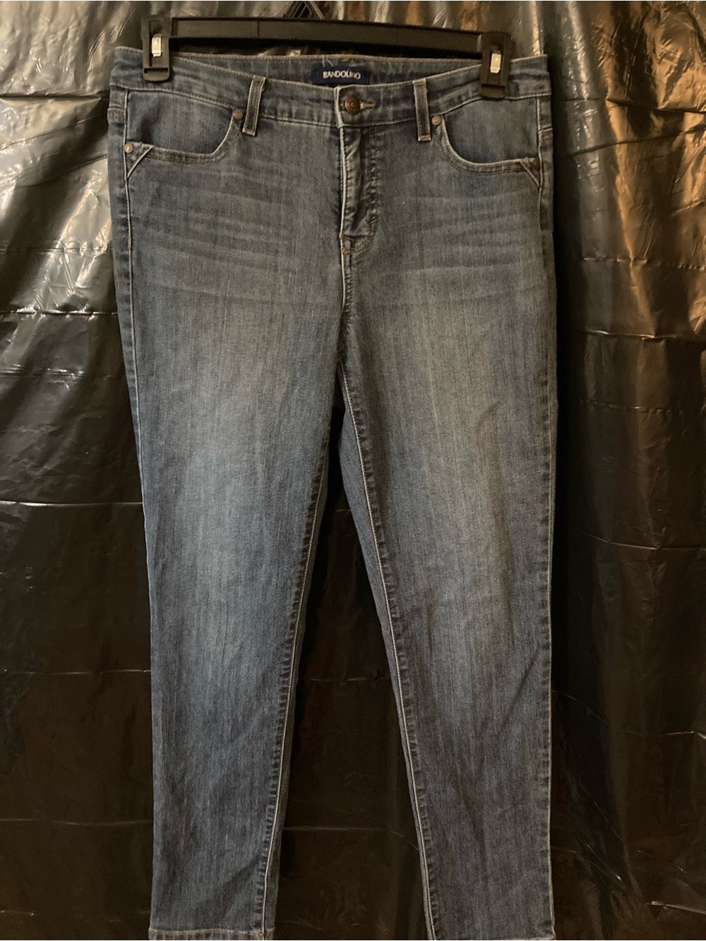 NYDJ Bandolino Karyn Boyfriend Jeans in Dark Blue Wash